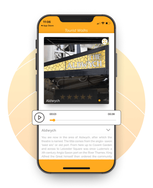 Full audio self guided tour app
