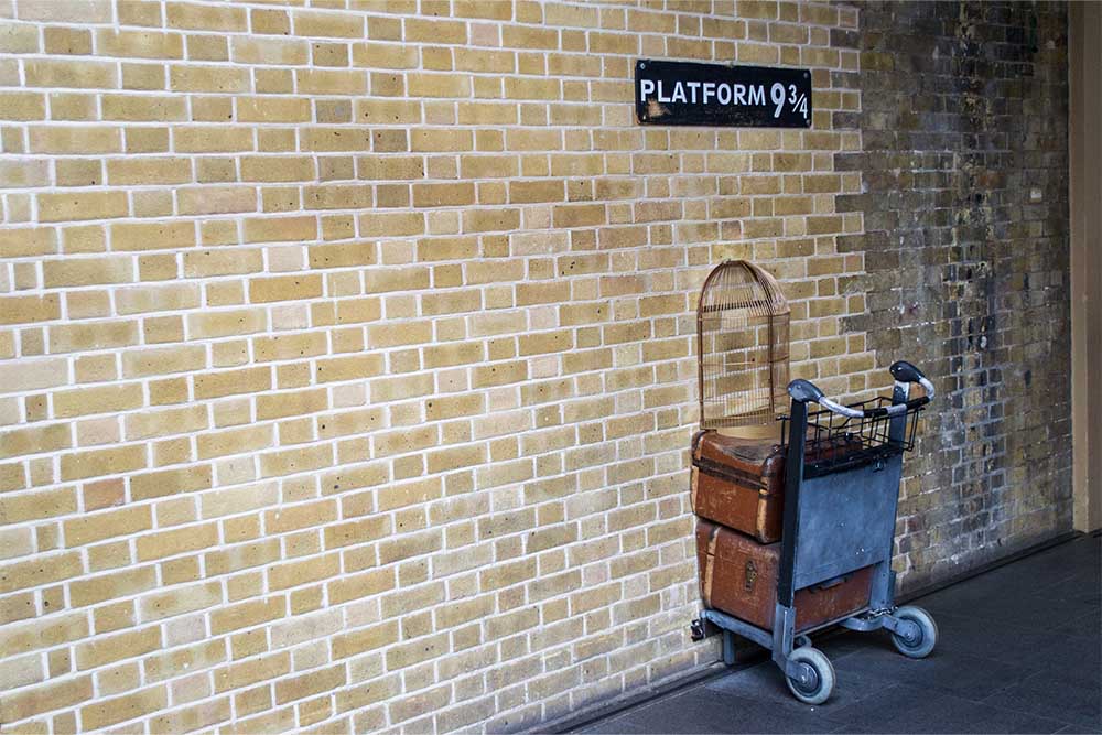 Harry potter walking tour London Kings Cross Station