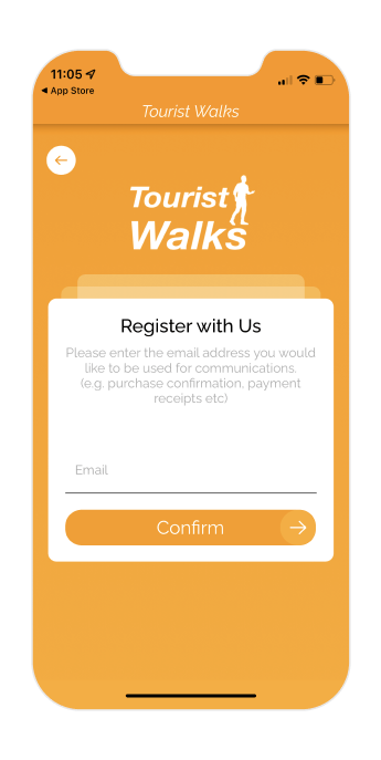 tourist walk guided tour app