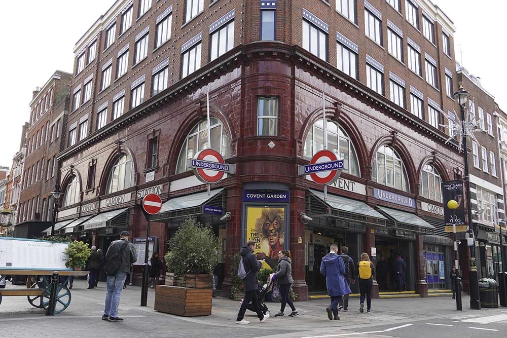 Covent Garden Station haunted london walks
