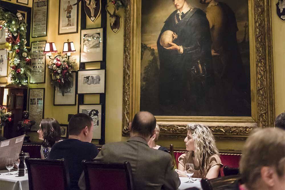 Rules Restaurant haunted london walks