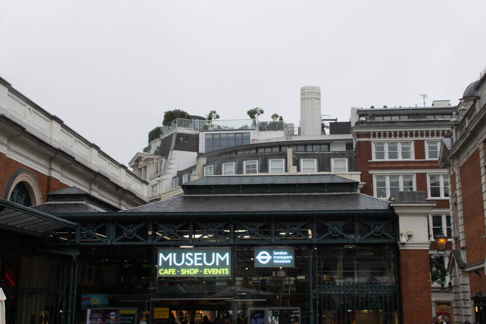 London Transport Museum walk in massage