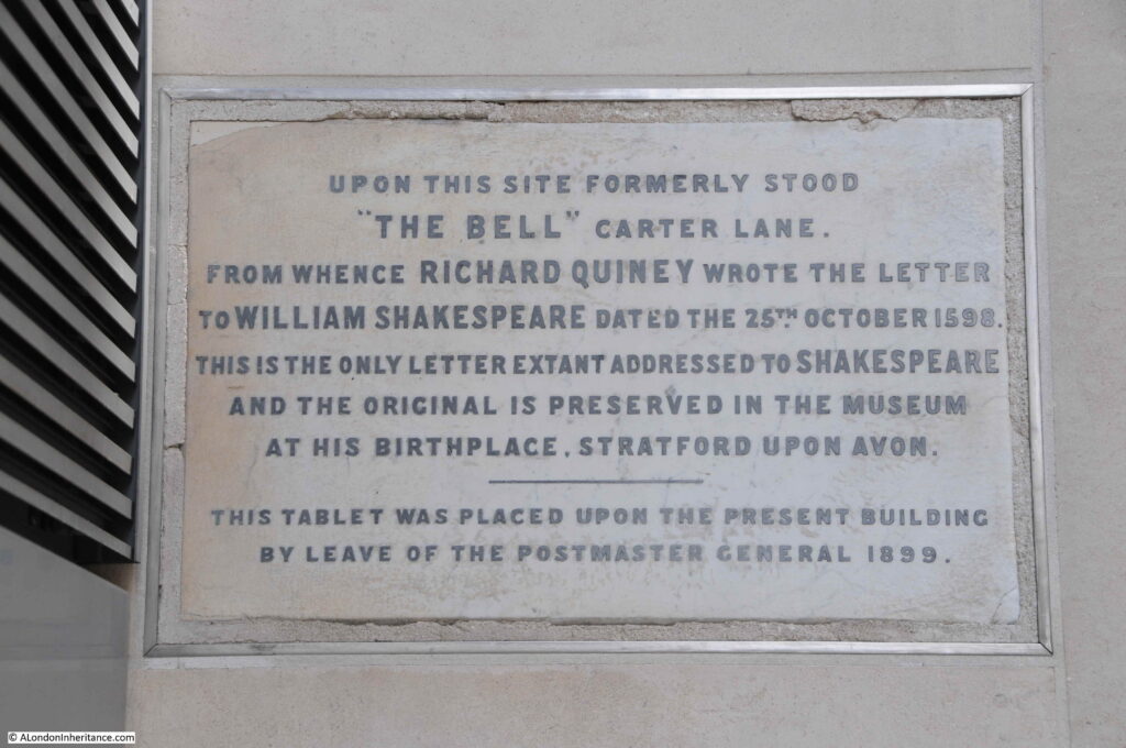 Richard Quiney Plaque